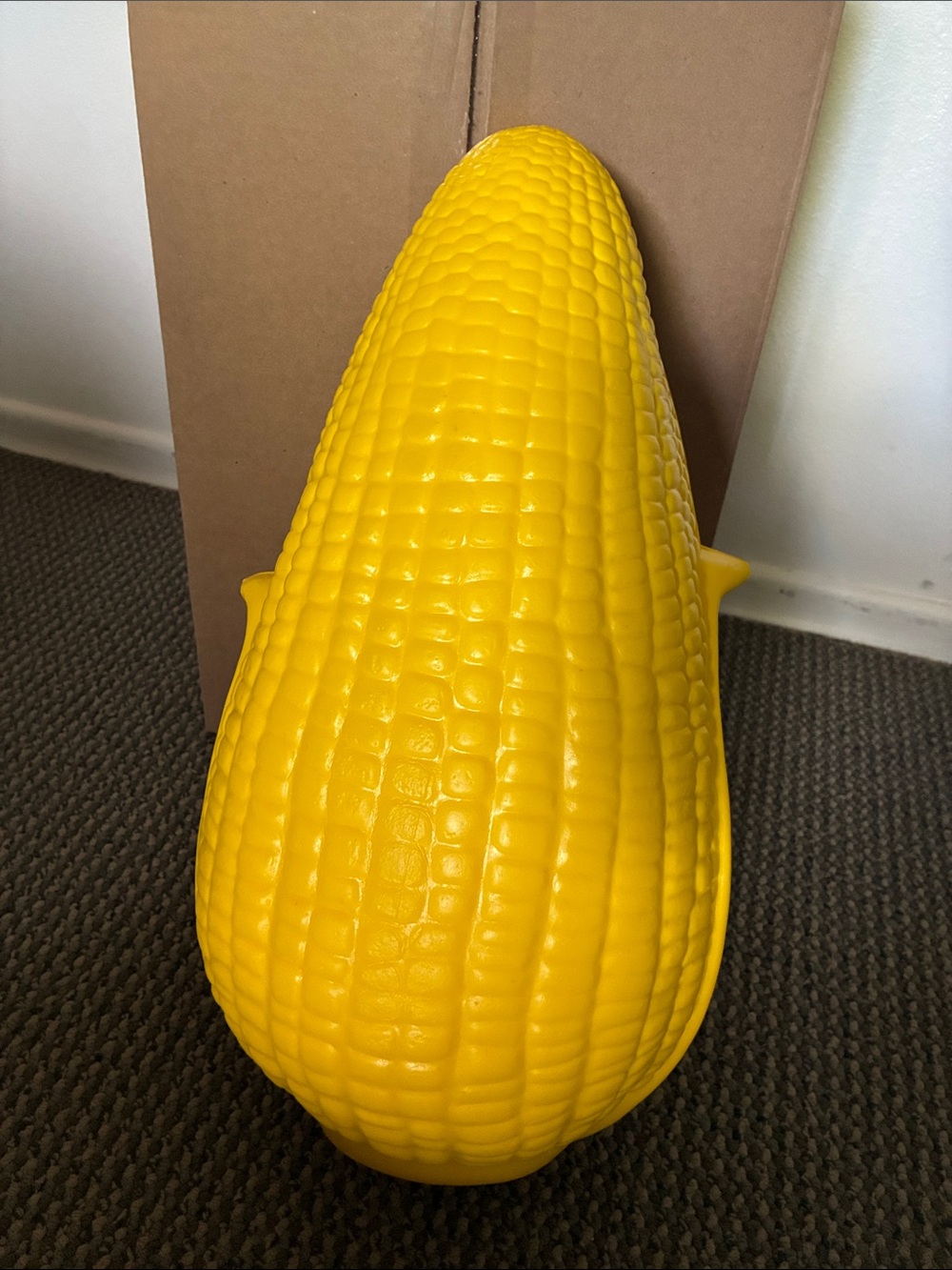 Corn Head Foam Hat Nebraska Cornhuskers Corn Cob Yellow Cap Football